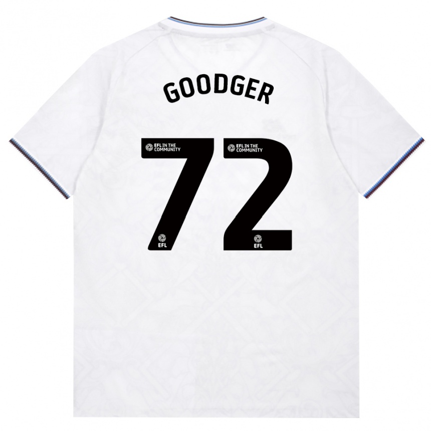 ילדים כדורגל Tommy Goodger #72 בורדו לבן הרחק ג'רזי 2026/27