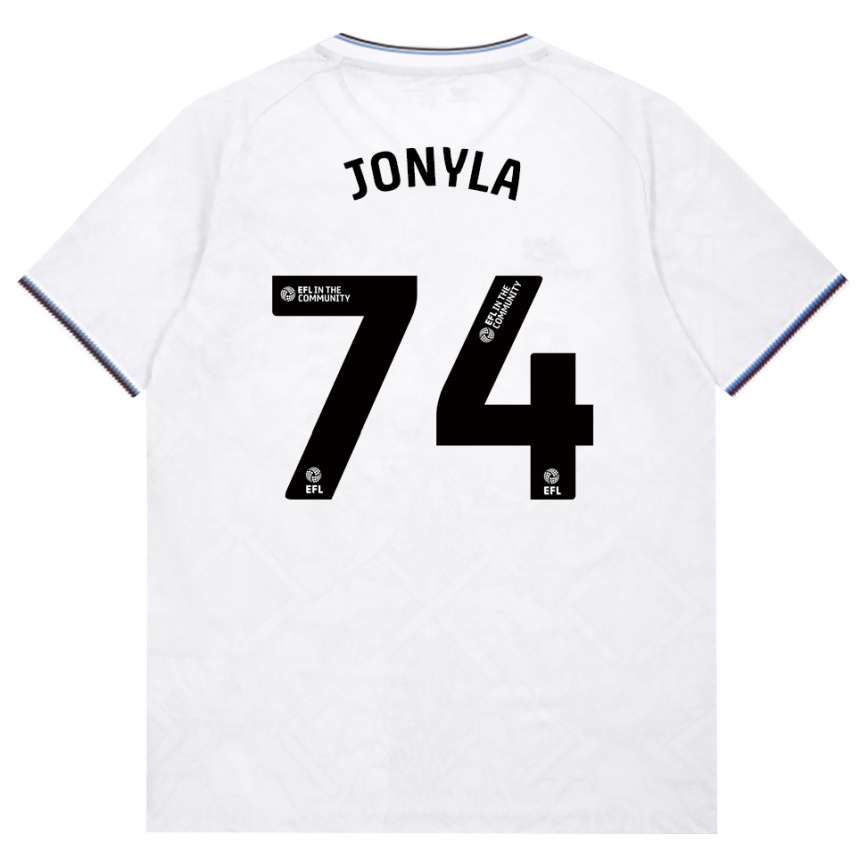 ילדים כדורגל Tomas Jonyla #74 בורדו לבן הרחק ג'רזי 2026/27