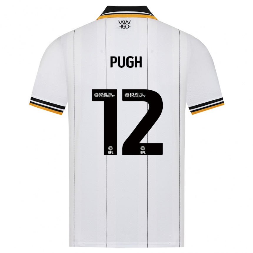 ילדים כדורגל Caden Pugh #12 כתום לבן שחור הרחק ג'רזי 2026/27