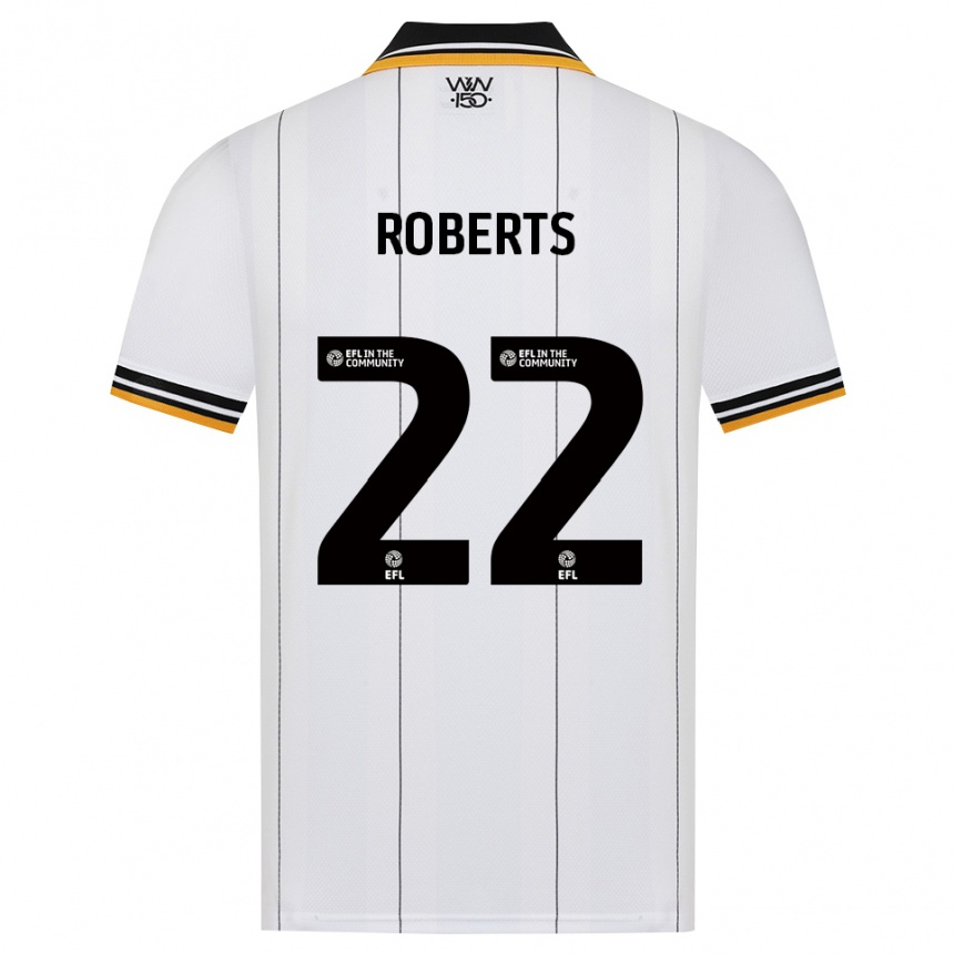 ילדים כדורגל Beth Roberts #22 כתום לבן שחור הרחק ג'רזי 2026/27