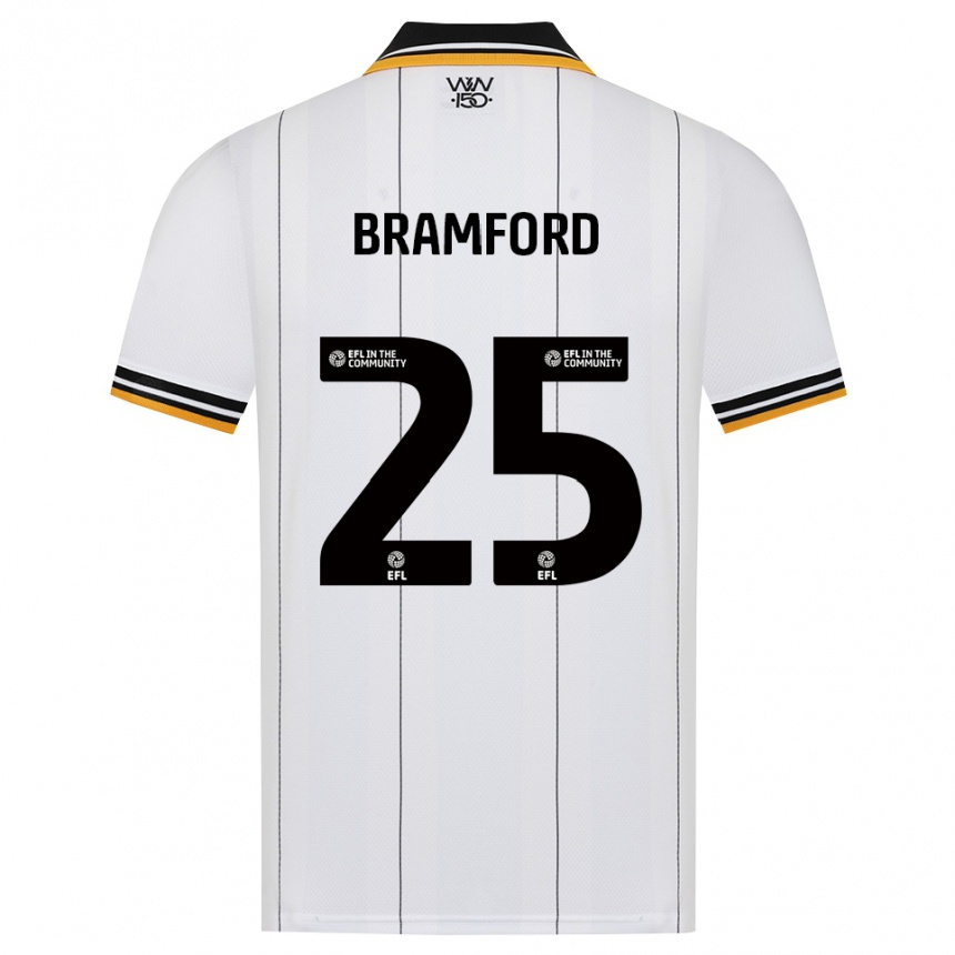 ילדים כדורגל Sophie Bramford #25 כתום לבן שחור הרחק ג'רזי 2026/27