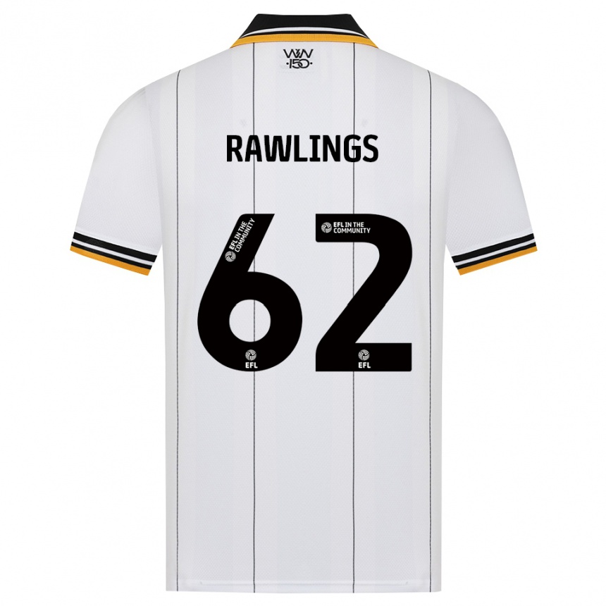 ילדים כדורגל Luke Rawlings #62 כתום לבן שחור הרחק ג'רזי 2026/27
