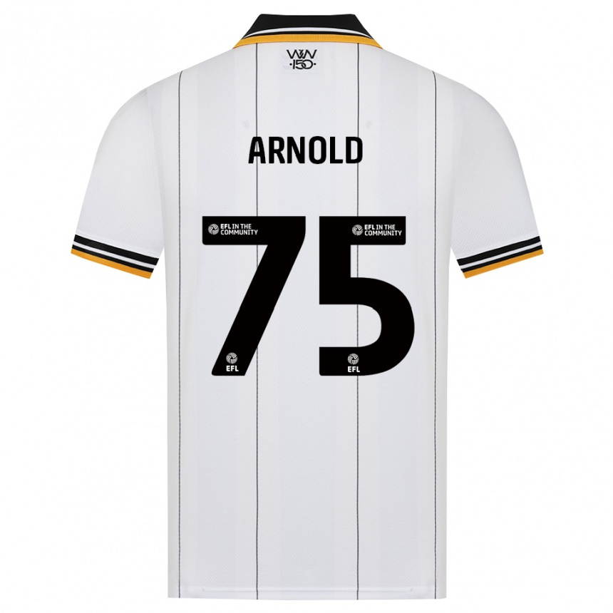 ילדים כדורגל Alfie Arnold #75 כתום לבן שחור הרחק ג'רזי 2026/27