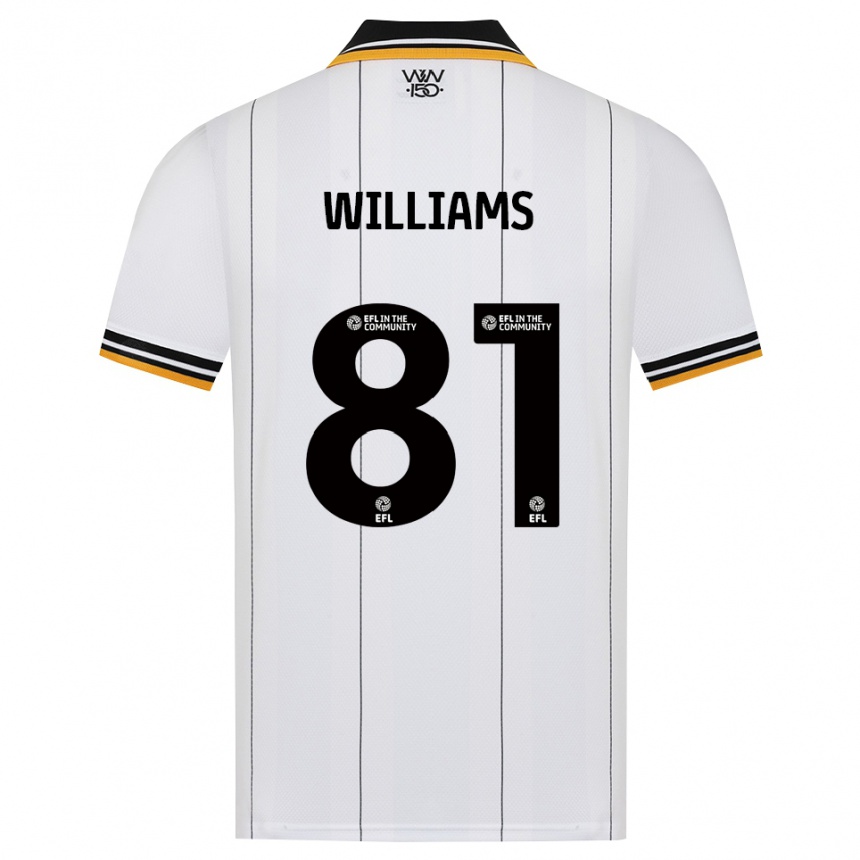 ילדים כדורגל Ashton Williams #81 כתום לבן שחור הרחק ג'רזי 2026/27 ילדים כדורגל Ashton Williams #81 כתום לבן שחור הרחק ג'רזי 2026/27