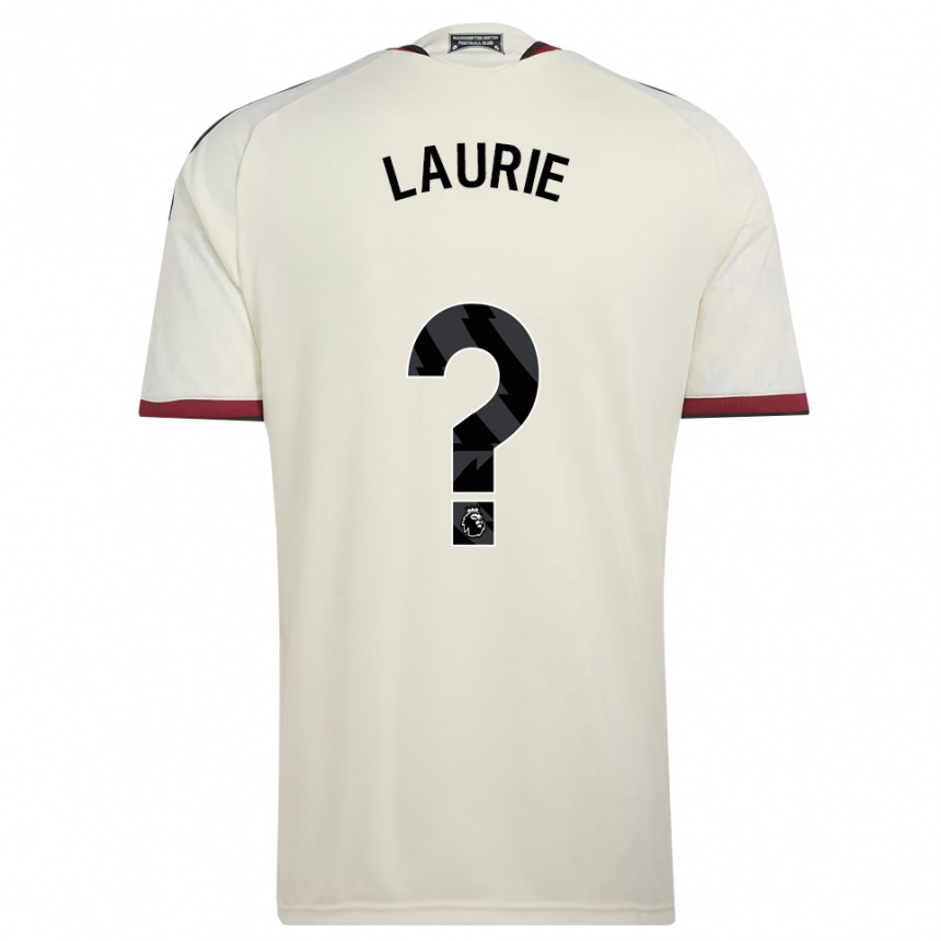 ילדים כדורגל Connor Laurie #0 בז' שחור אדום ג'רזי קיט שלישי 2026/27