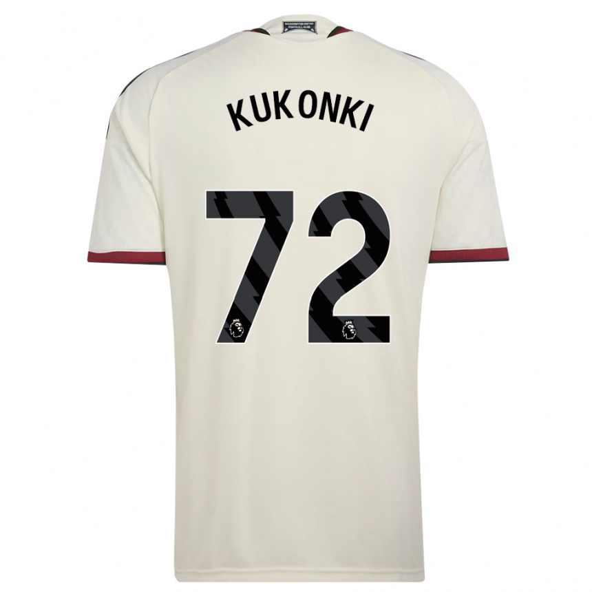 ילדים כדורגל Godwill Kukonki #72 בז' שחור אדום ג'רזי קיט שלישי 2026/27