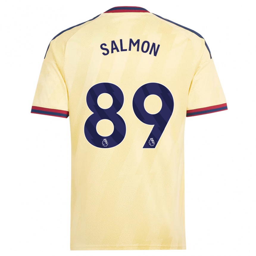 ילדים כדורגל Marli Salmon #89 צהוב בהיר כחול חצות ג'רזי קיט שלישי 2026/27