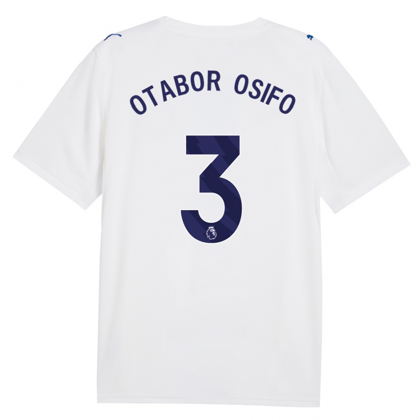 ילדים כדורגל Prince Otabor Osifo #3 צי כחול לבן ג'רזי קיט שלישי 2026/27