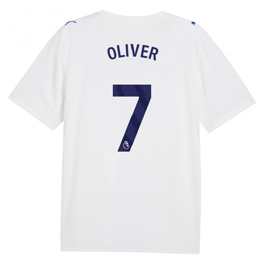 ילדים כדורגל Dexter Oliver #7 צי כחול לבן ג'רזי קיט שלישי 2026/27