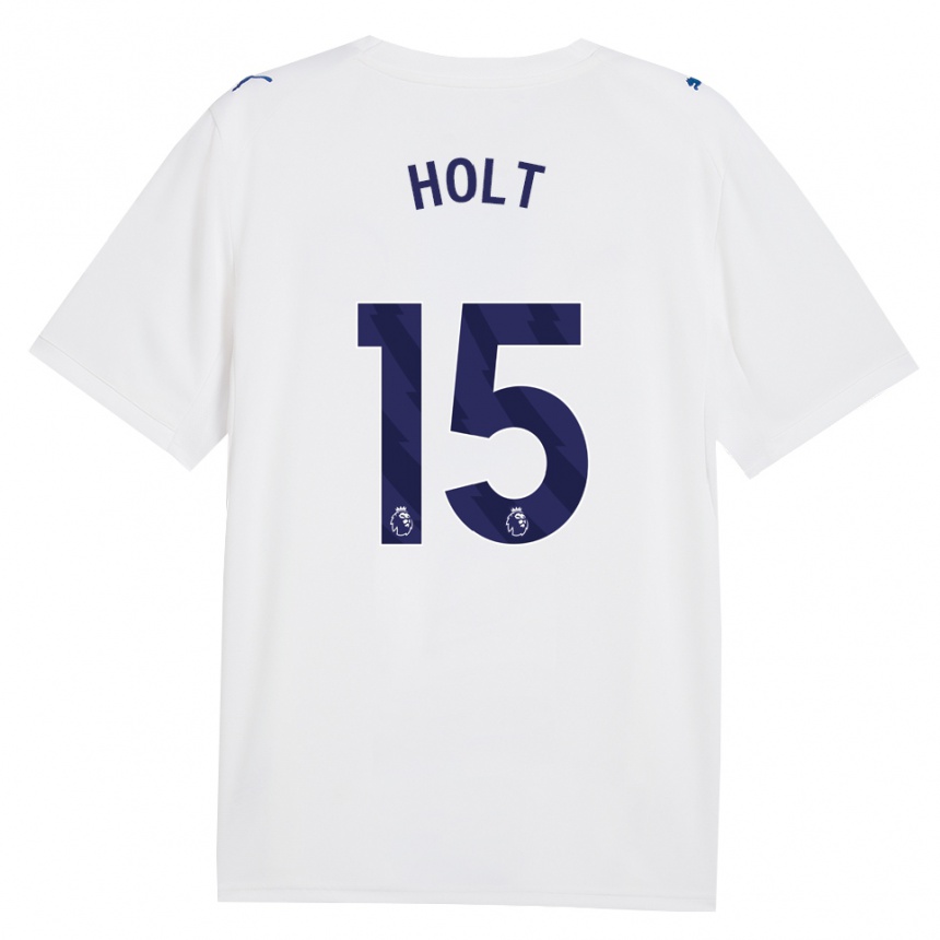 ילדים כדורגל Charlie Holt #15 צי כחול לבן ג'רזי קיט שלישי 2026/27 ילדים כדורגל Charlie Holt #15 צי כחול לבן ג'רזי קיט שלישי 2026/27