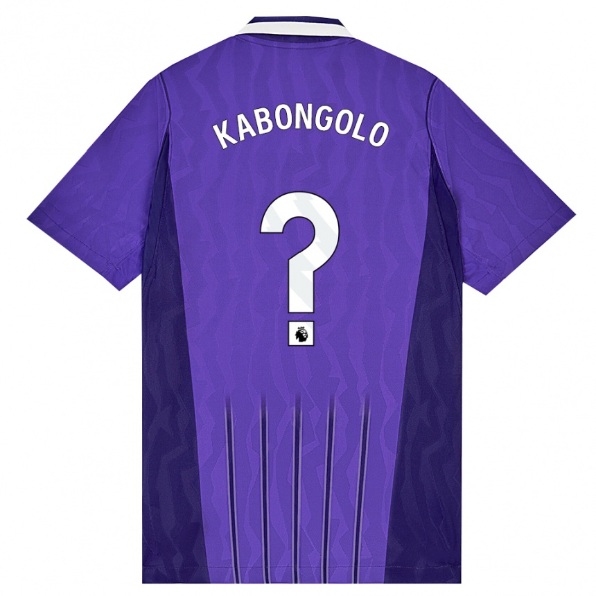 ילדים כדורגל Melvyn Kabongolo #0 סגול לבן ג'רזי קיט שלישי 2026/27 ילדים כדורגל Melvyn Kabongolo #0 סגול לבן ג'רזי קיט שלישי 2026/27