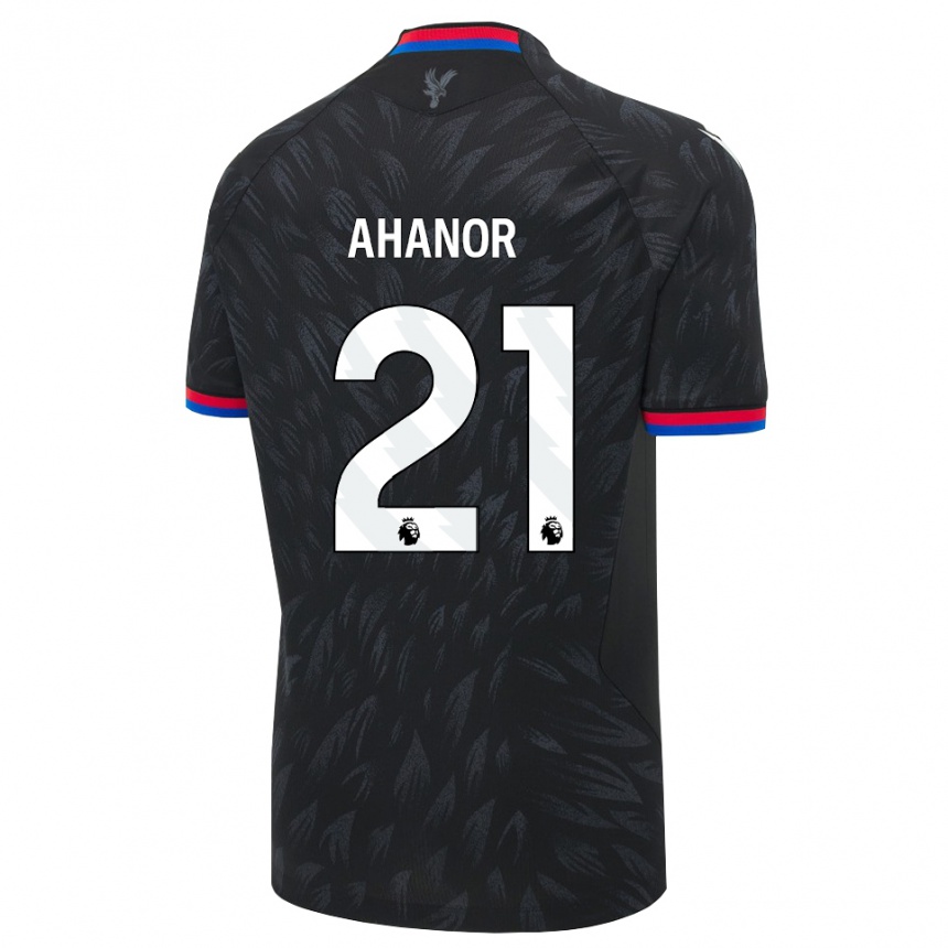 ילדים כדורגל Honest Ahanor #21 שחור כחול אדום הרחק ג'רזי 2026/27