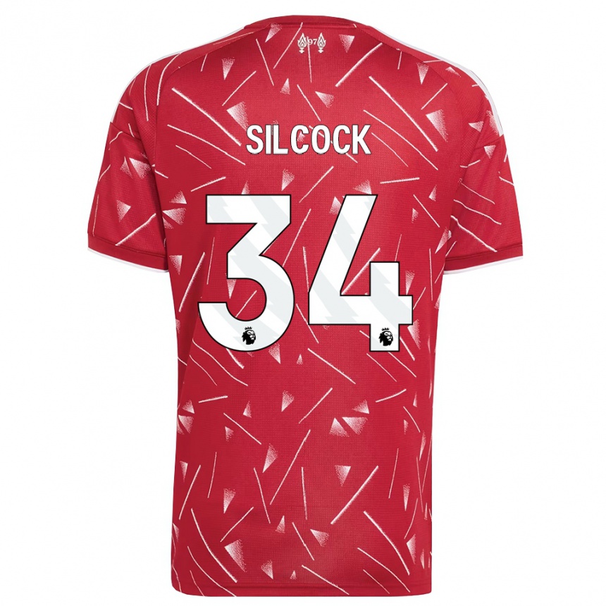 גברים כדורגל Hannah Silcock #34 לבן אדום ג'רזי ביתית 2026/27