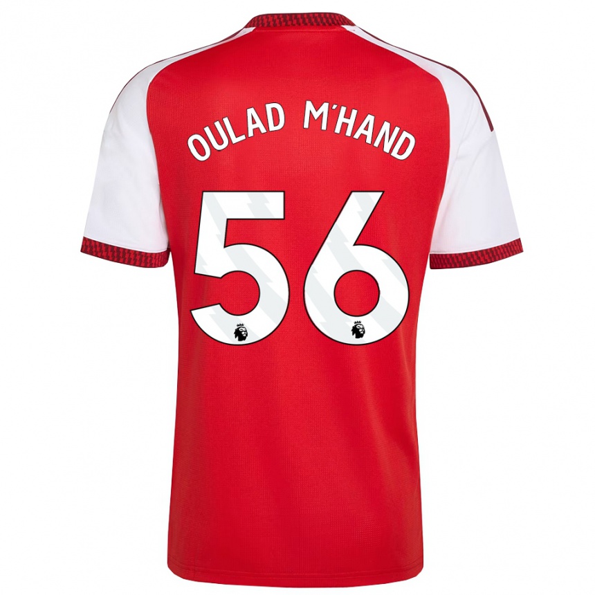 גברים כדורגל Salah-Eddine Oulad M'hand #56 אדום לבן שחור ג'רזי ביתית 2026/27