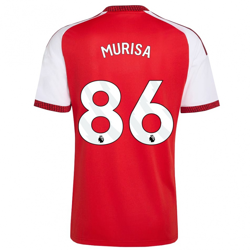 גברים כדורגל Teshaun Murisa #86 אדום לבן שחור ג'רזי ביתית 2026/27