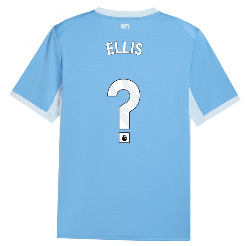 גברים כדורגל Mason Ellis #0 כחול שמיים בהיר לבן ג'רזי ביתית 2026/27