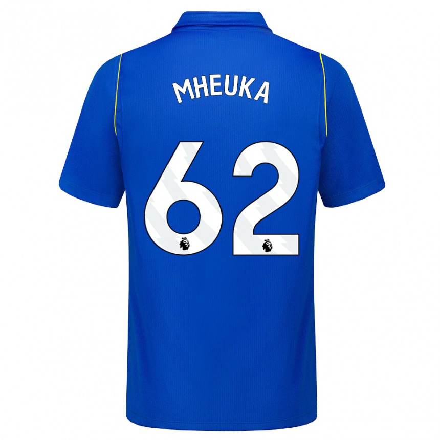 גברים כדורגל Shumaira Mheuka #62 כחול צהוב ג'רזי ביתית 2026/27