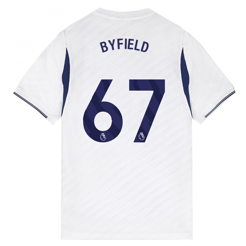 גברים כדורגל Jun'ai Byfield #67 לבן אדום סגול ג'רזי ביתית 2026/27 גברים כדורגל Jun'ai Byfield #67 לבן אדום סגול ג'רזי ביתית 2026/27