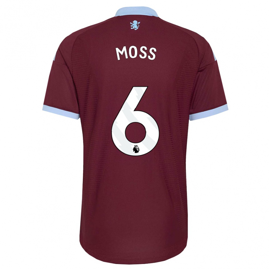 גברים כדורגל Lennon Moss #6 כחול קורנפלאוור בורדו ג'רזי ביתית 2026/27