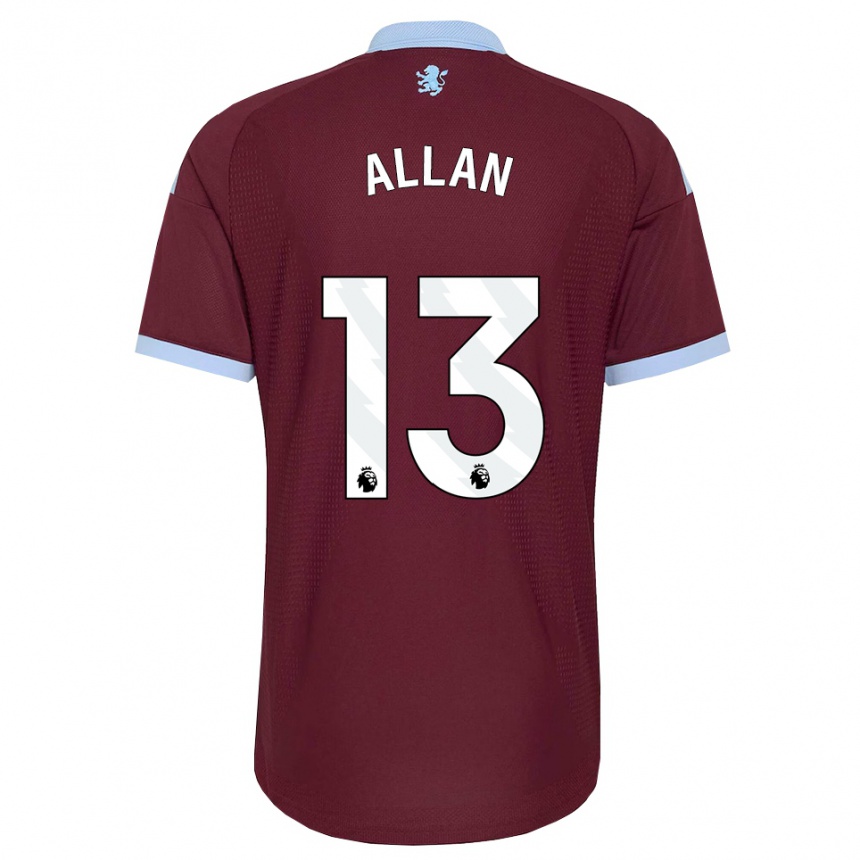 גברים כדורגל Jack Allan #13 כחול קורנפלאוור בורדו ג'רזי ביתית 2026/27