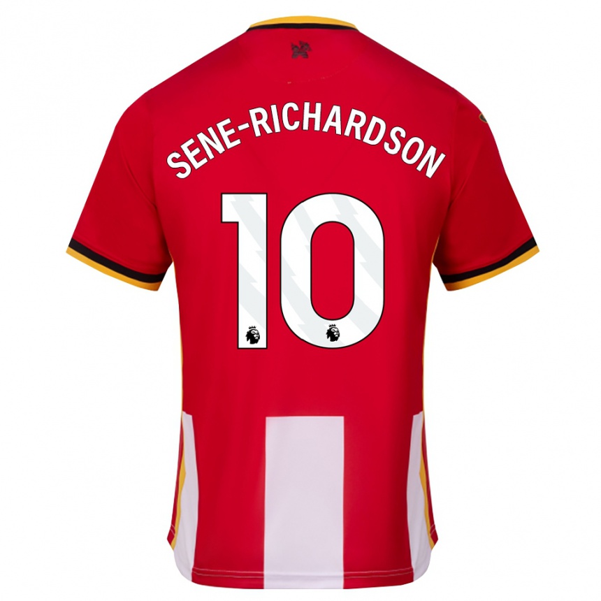 גברים כדורגל Sam Sene-Richardson #10 צהוב שחור אדום ג'רזי ביתית 2026/27