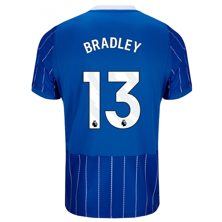 גברים כדורגל Cash Bradley #13 כחול מדיום לבן ג'רזי ביתית 2026/27