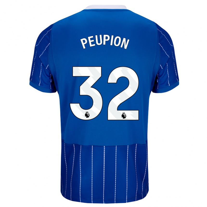 גברים כדורגל Cameron Peupion #32 כחול מדיום לבן ג'רזי ביתית 2026/27 גברים כדורגל Cameron Peupion #32 כחול מדיום לבן ג'רזי ביתית 2026/27