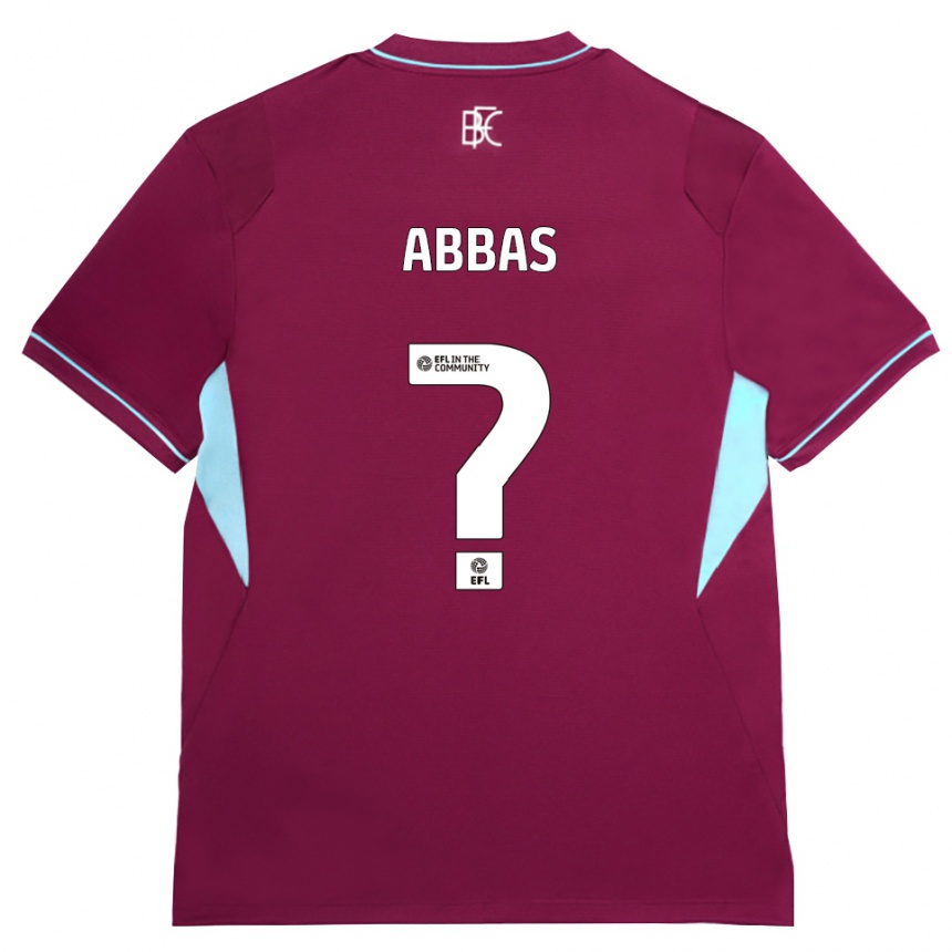 גברים כדורגל Adam Abbas #0 בורדו ירוק ג'רזי ביתית 2026/27