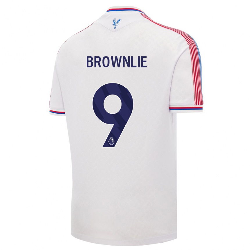 גברים כדורגל ריילן בראונלי #9 לבן אדום כחול ג'רזי ביתית 2026/27 גברים כדורגל ריילן בראונלי #9 לבן אדום כחול ג'רזי ביתית 2026/27