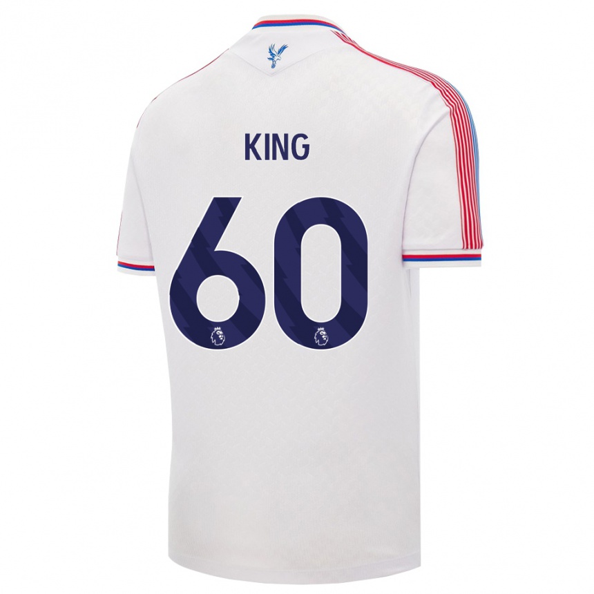 גברים כדורגל George King #60 לבן אדום כחול ג'רזי ביתית 2026/27