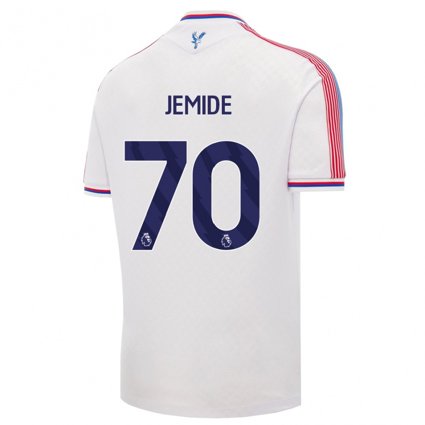 גברים כדורגל Mofe Jemide #70 לבן אדום כחול ג'רזי ביתית 2026/27