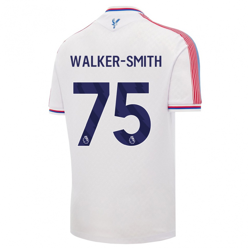גברים כדורגל צ׳ארלי ווקר-סמית׳ #75 לבן אדום כחול ג'רזי ביתית 2026/27