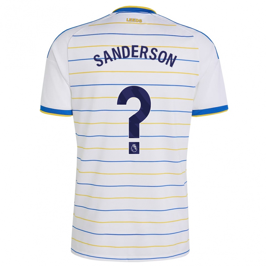 גברים כדורגל Brittany Sanderson #0 אדום צהוב כחול ג'רזי ביתית 2026/27