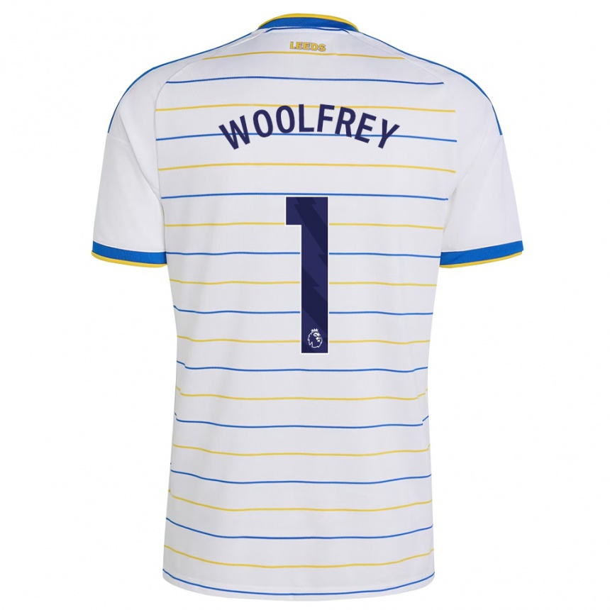 גברים כדורגל Joshua Woolfrey #1 אדום צהוב כחול ג'רזי ביתית 2026/27