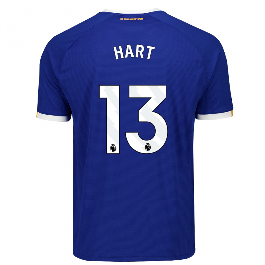 גברים כדורגל Libby Hart #13 כחול לבן צהוב ג'רזי ביתית 2026/27