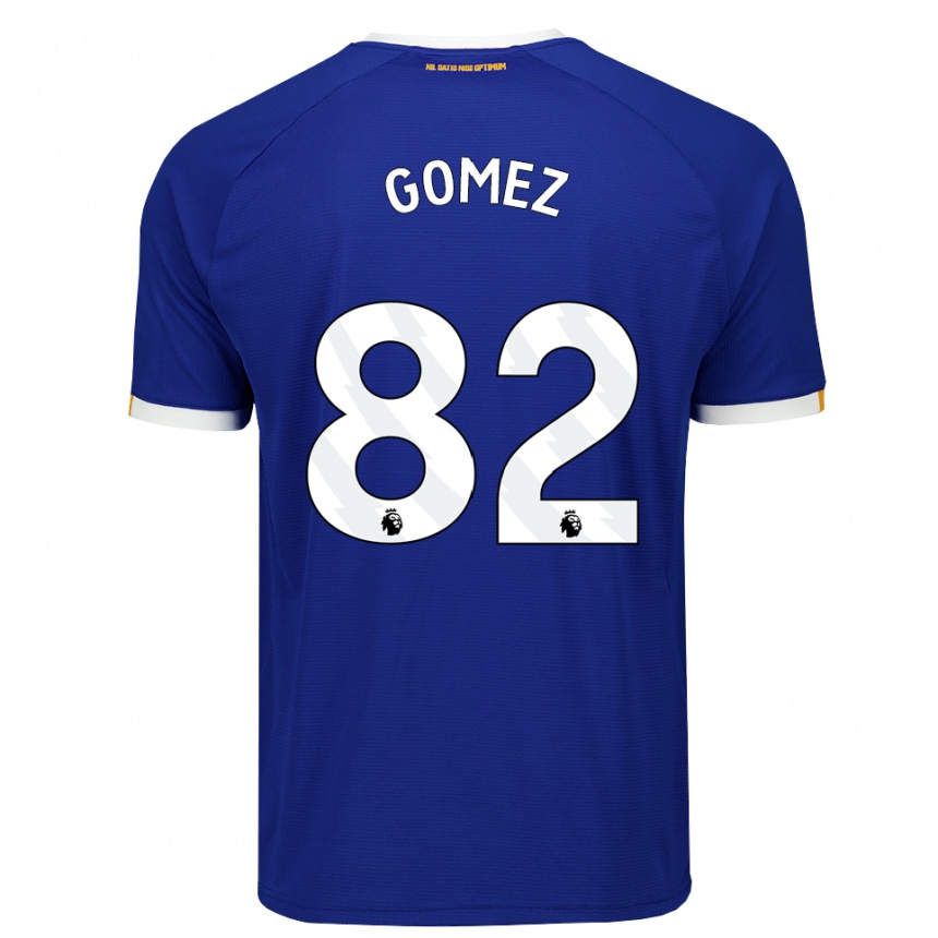 גברים כדורגל Francis Gomez #82 כחול לבן צהוב ג'רזי ביתית 2026/27