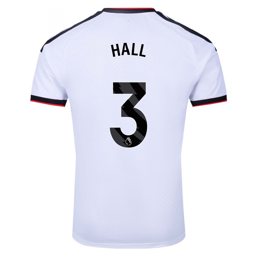 גברים כדורגל Marcel Hall #3 לבן שחור אדום ג'רזי ביתית 2026/27