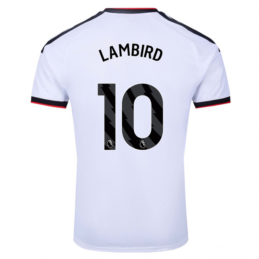 גברים כדורגל Lilly Lambird #10 לבן שחור אדום ג'רזי ביתית 2026/27 גברים כדורגל Lilly Lambird #10 לבן שחור אדום ג'רזי ביתית 2026/27