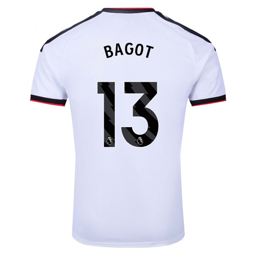 גברים כדורגל Matthew Bagot #13 לבן שחור אדום ג'רזי ביתית 2026/27 גברים כדורגל Matthew Bagot #13 לבן שחור אדום ג'רזי ביתית 2026/27
