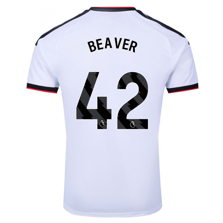 גברים כדורגל Cat Beaver #42 לבן שחור אדום ג'רזי ביתית 2026/27 גברים כדורגל Cat Beaver #42 לבן שחור אדום ג'רזי ביתית 2026/27