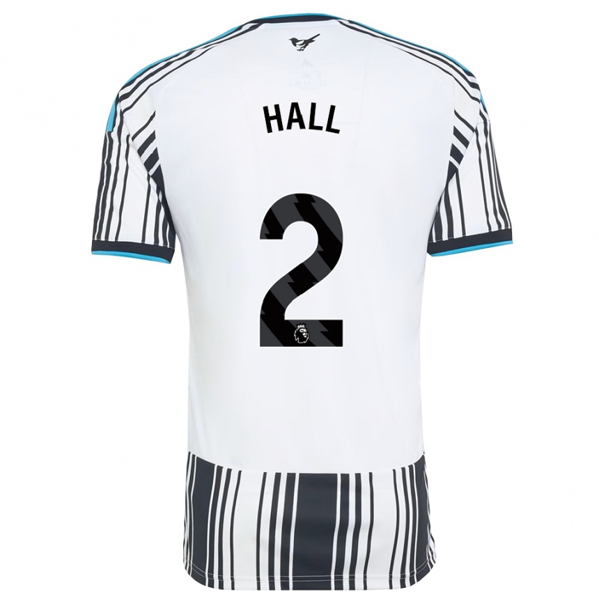 גברים כדורגל Eli Hall #2 כחול שמיים שחור לבן ג'רזי ביתית 2026/27