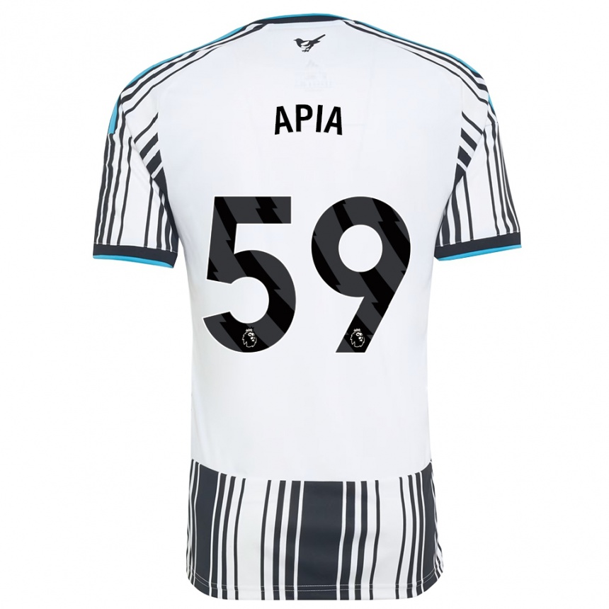 גברים כדורגל Aaron Apia #59 כחול שמיים שחור לבן ג'רזי ביתית 2026/27