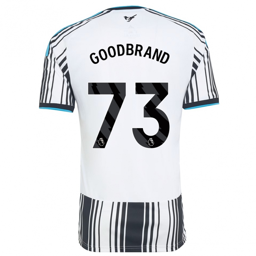 גברים כדורגל Oliver Goodbrand #73 כחול שמיים שחור לבן ג'רזי ביתית 2026/27