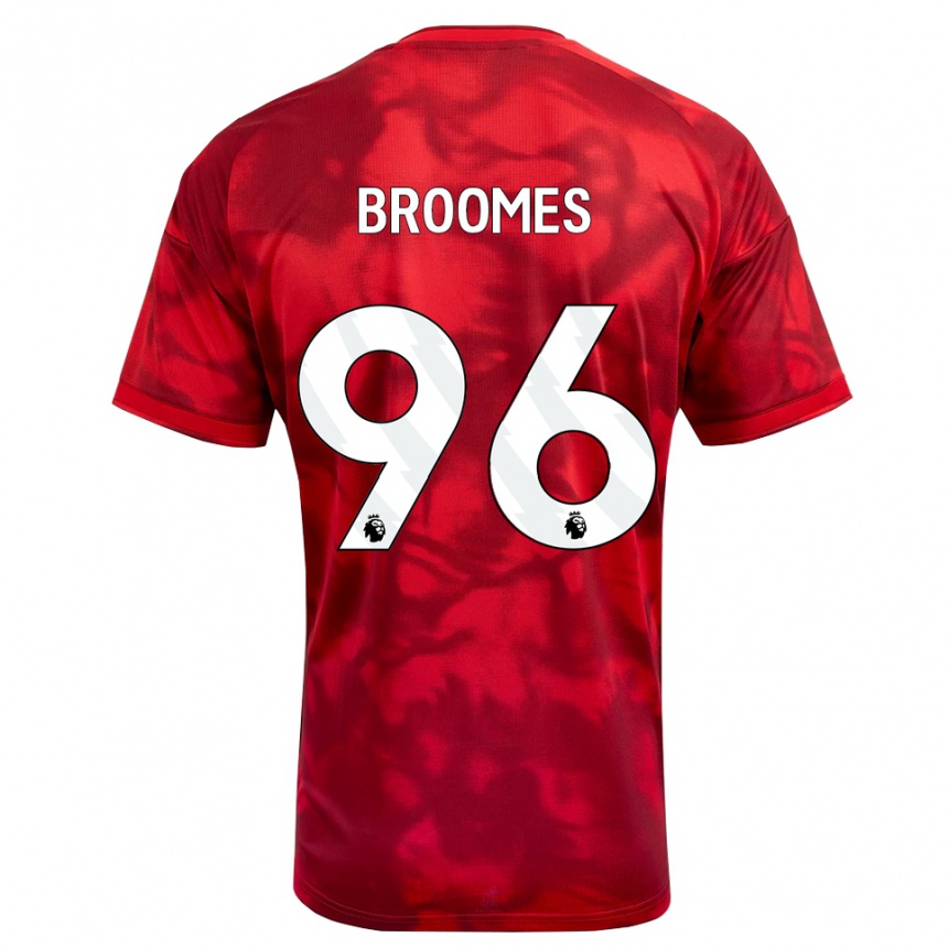 גברים כדורגל Ethan Broomes #96 ארגמן לבן ג'רזי ביתית 2026/27 גברים כדורגל Ethan Broomes #96 ארגמן לבן ג'רזי ביתית 2026/27