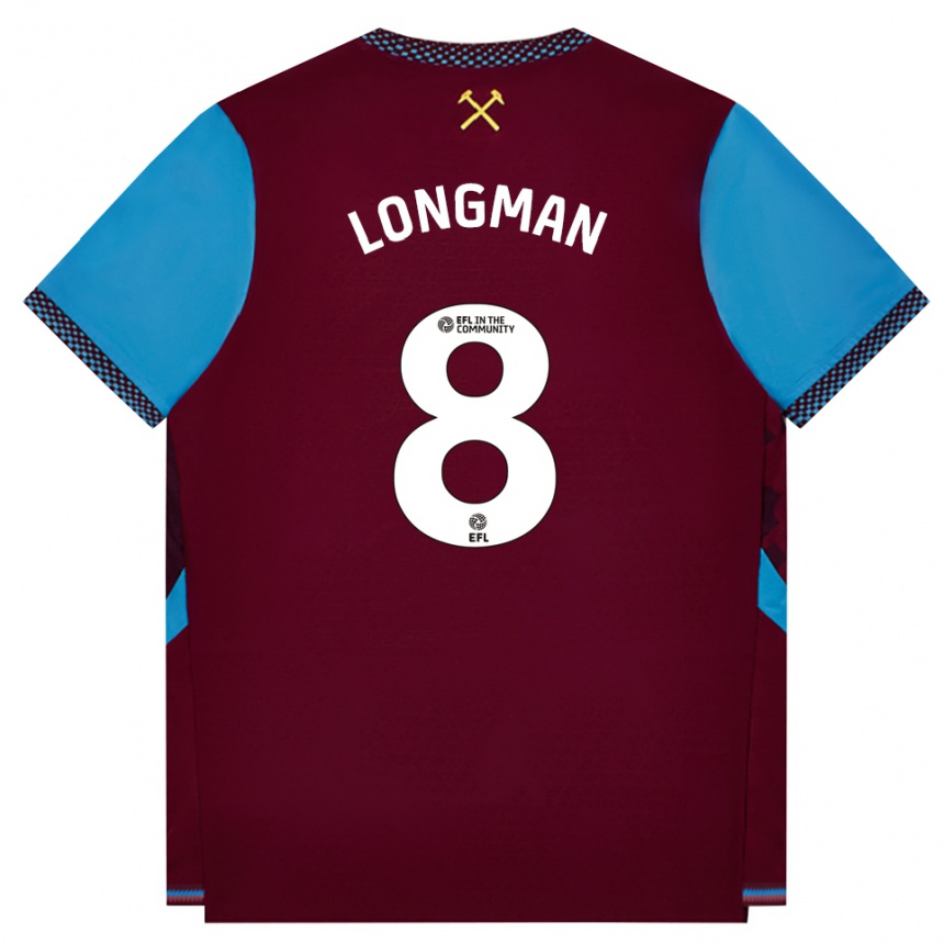 גברים כדורגל Jude Longman #8 בורדו כחול קורנפלאוור ג'רזי ביתית 2026/27 גברים כדורגל Jude Longman #8 בורדו כחול קורנפלאוור ג'רזי ביתית 2026/27