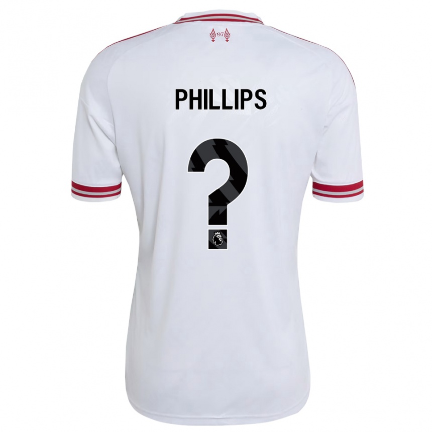 גברים כדורגל Charlie Phillips #0 אדום לבן הרחק ג'רזי 2026/27