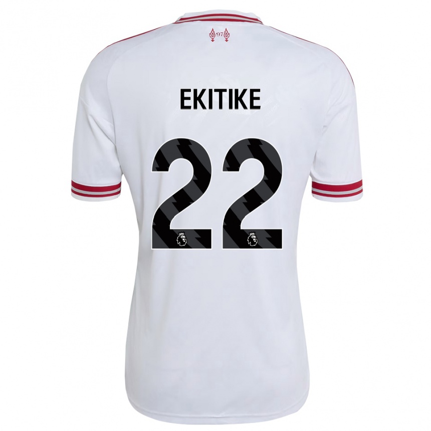 גברים כדורגל הוגו אקיטיקה #22 אדום לבן הרחק ג'רזי 2026/27 גברים כדורגל הוגו אקיטיקה #22 אדום לבן הרחק ג'רזי 2026/27