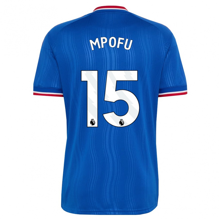גברים כדורגל Camron Mpofu #15 כחול לבן אדום הרחק ג'רזי 2026/27