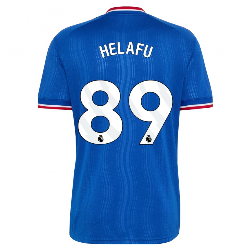 גברים כדורגל Yuel Helafu #89 כחול לבן אדום הרחק ג'רזי 2026/27