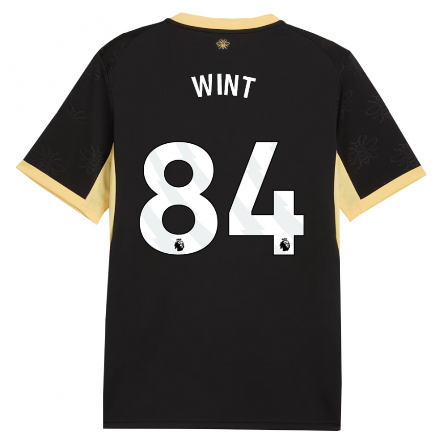 גברים כדורגל ג'ק תומאס צ'ארלס וינט #84 שחור צהוב הרחק ג'רזי 2026/27